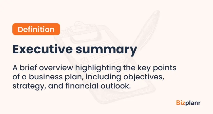 definition executive summary