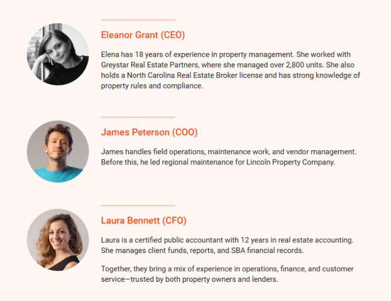 Ownership and management