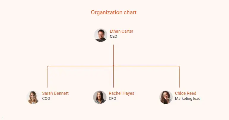 Organization chart Insurance business plan