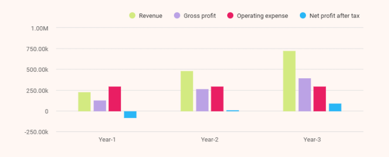 Profit and loss summary