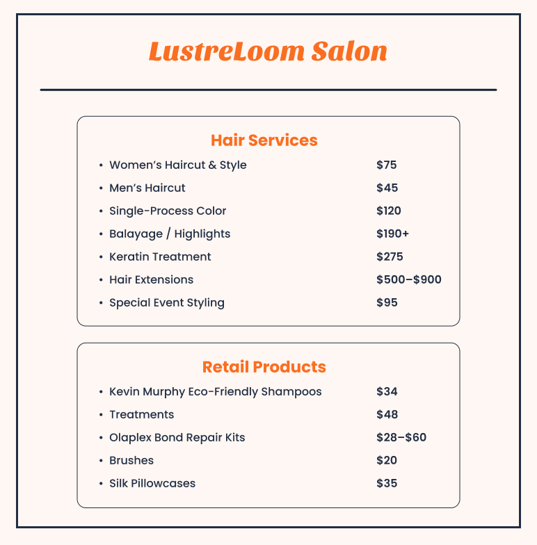 Lustreloom salon