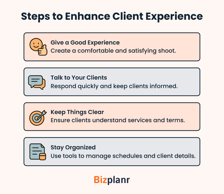 Steps to enhance client experience