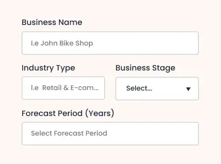 Fill in your business details free ai financial model generator