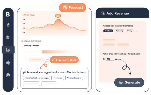 Ai assisted revenue expense projections