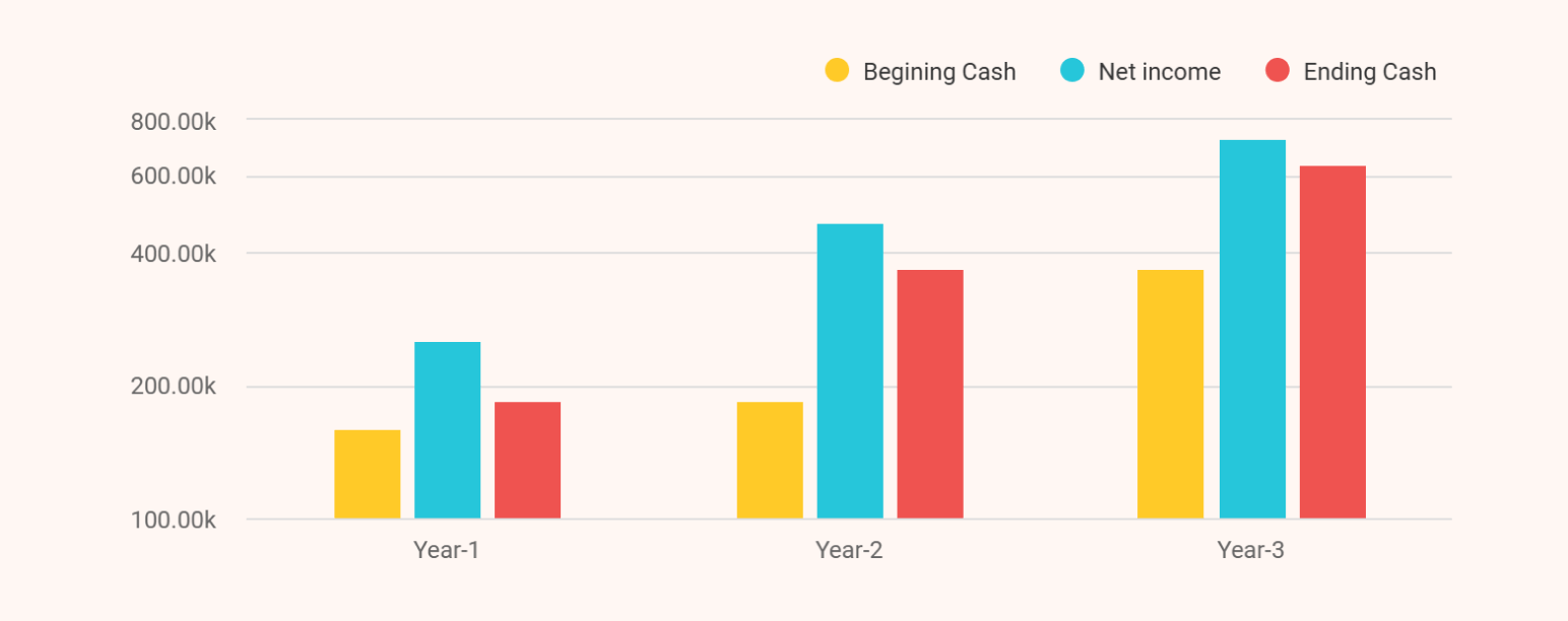 Security company business plan projected cash flow