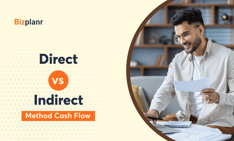 Side-by-side comparison of direct and indirect cash flow methods