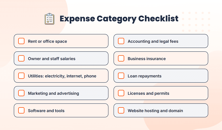Commonly forgotten business expenses for first-time forecasters